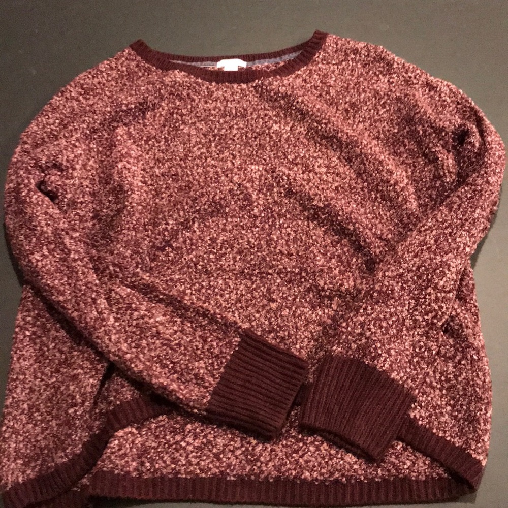 Burgundy sweater from Target
